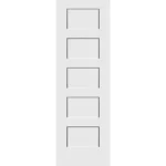 Shaker 5-Panel 18″ To 36″ x 80-” x 1-3/8″ Solid Core Interior Door Left And Right