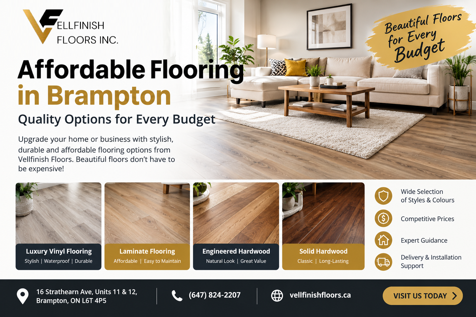 Affordable Flooring in Brampton