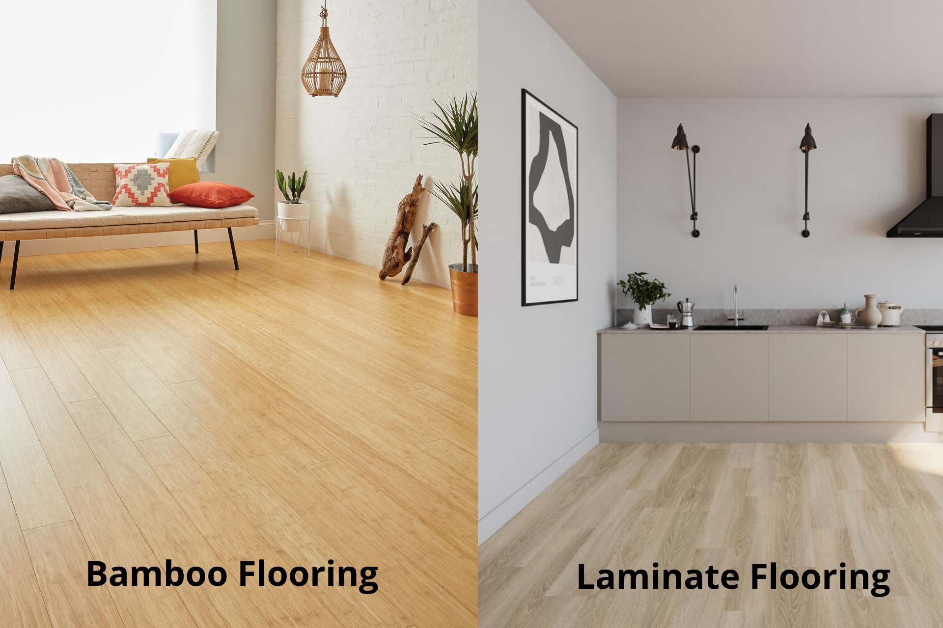 Bamboo Flooring vs. Laminate