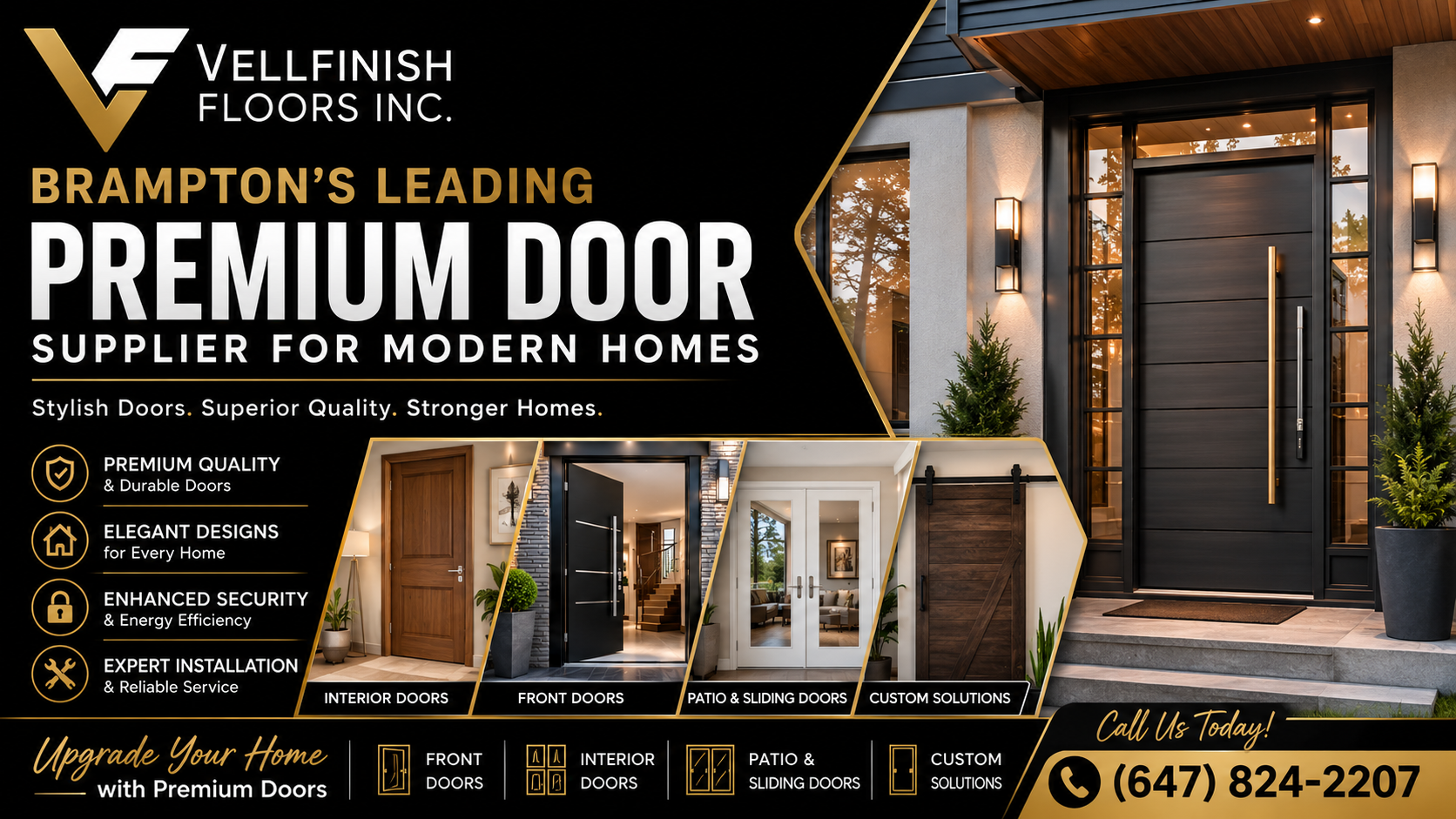 Brampton's Leading Premium Door Supplier for Modern Homes