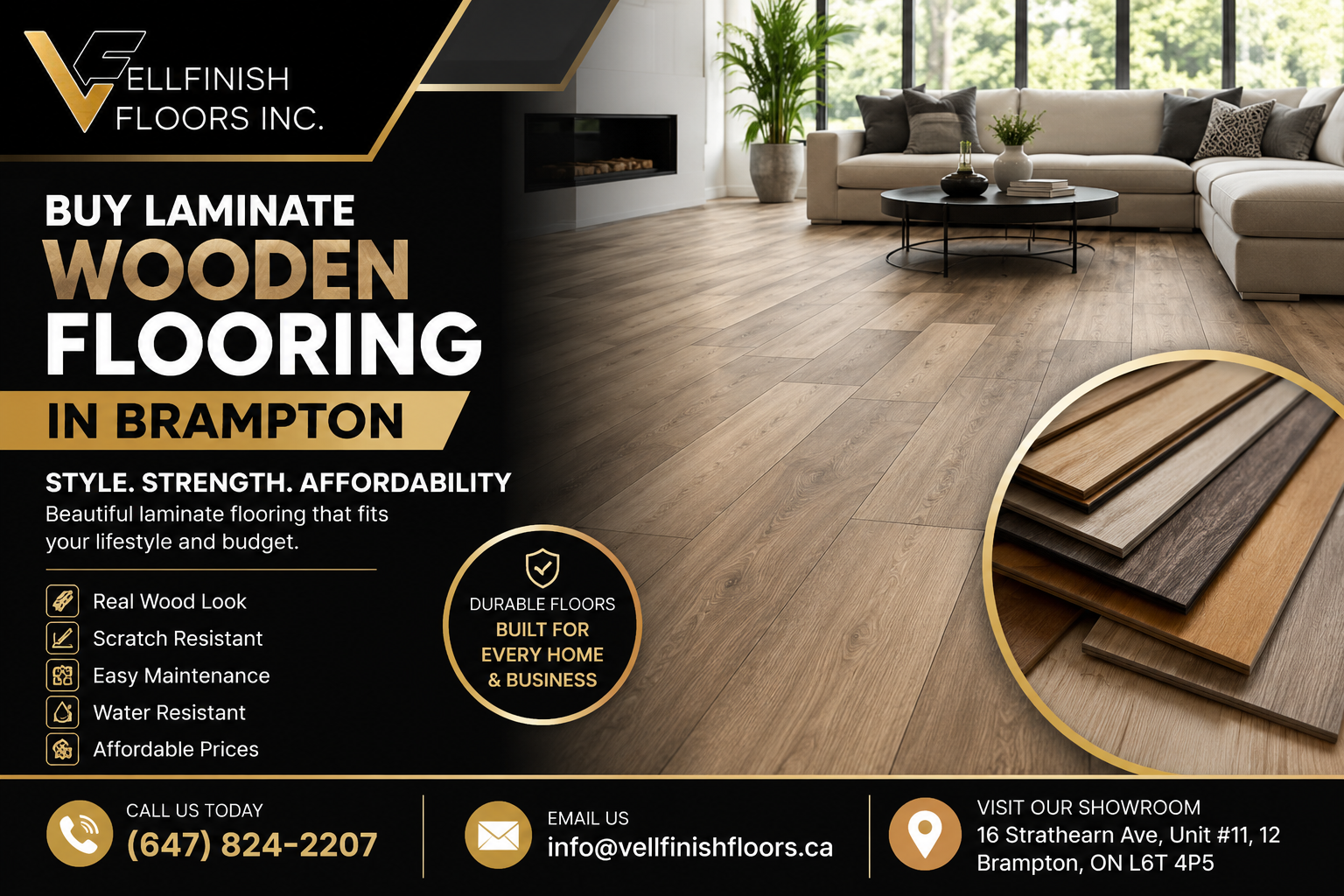 Buy Laminate Wooden Flooring in Brampton