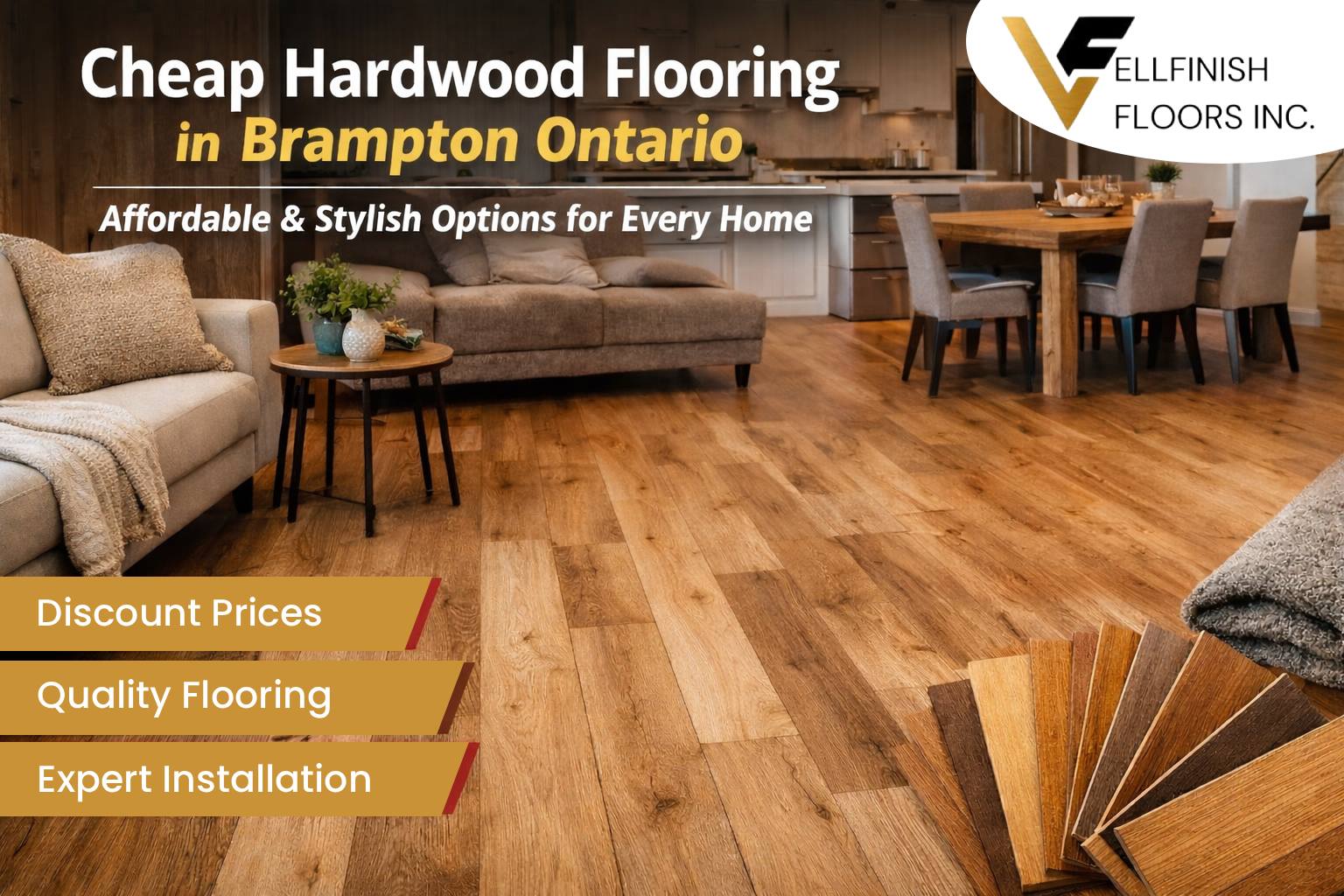 Cheap Hardwood Flooring in Brampton Ontario