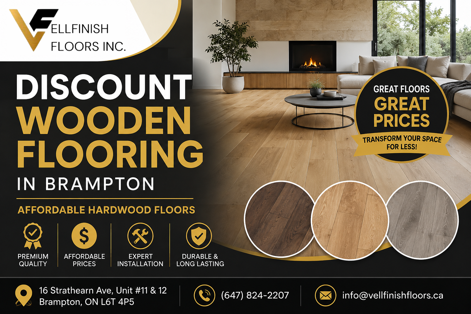 Discount Wooden Flooring in Brampton