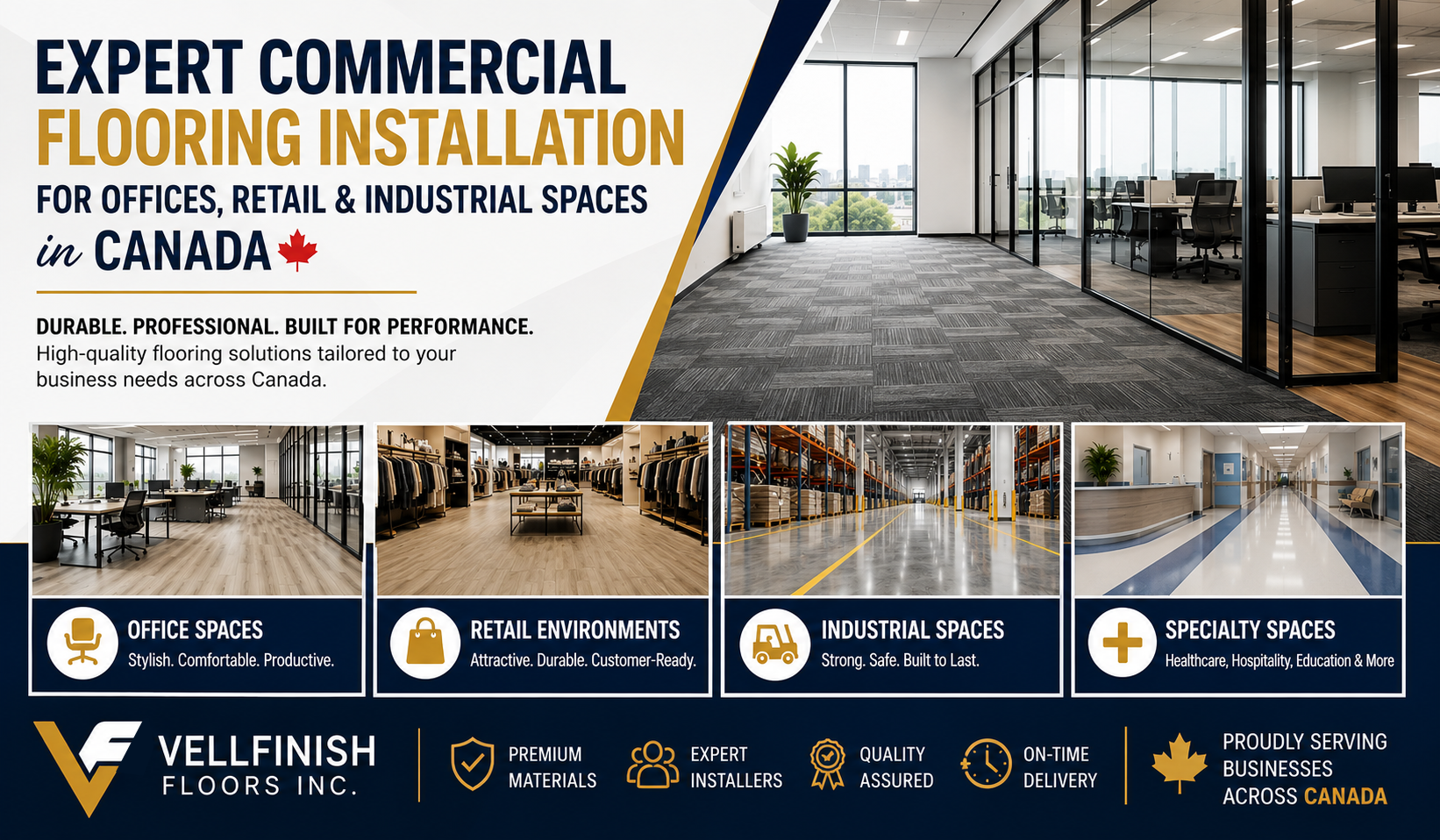 Expert Commercial Flooring Installation for Offices