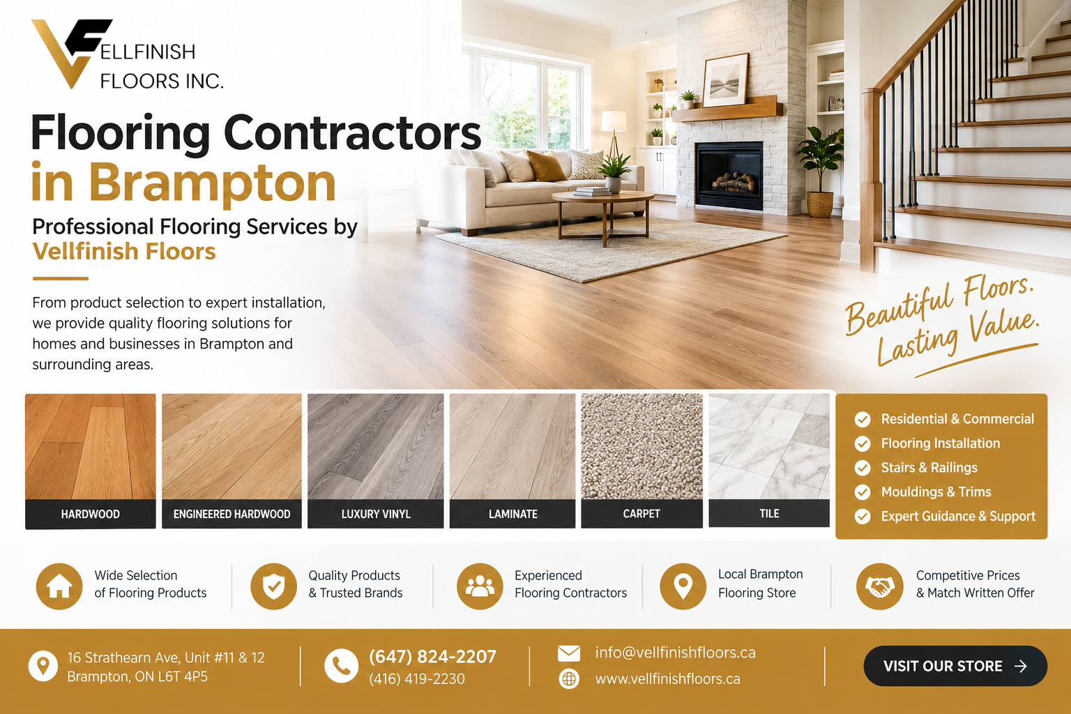 Flooring Contractors in Brampton