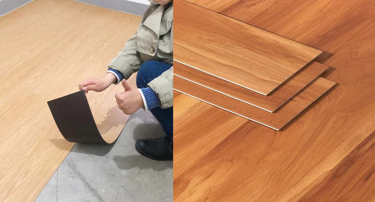 Glue Down and Floating Vinyl Plank Flooring