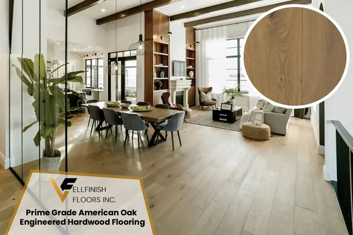Prime Grade American Oak Engineered Hardwood Flooring