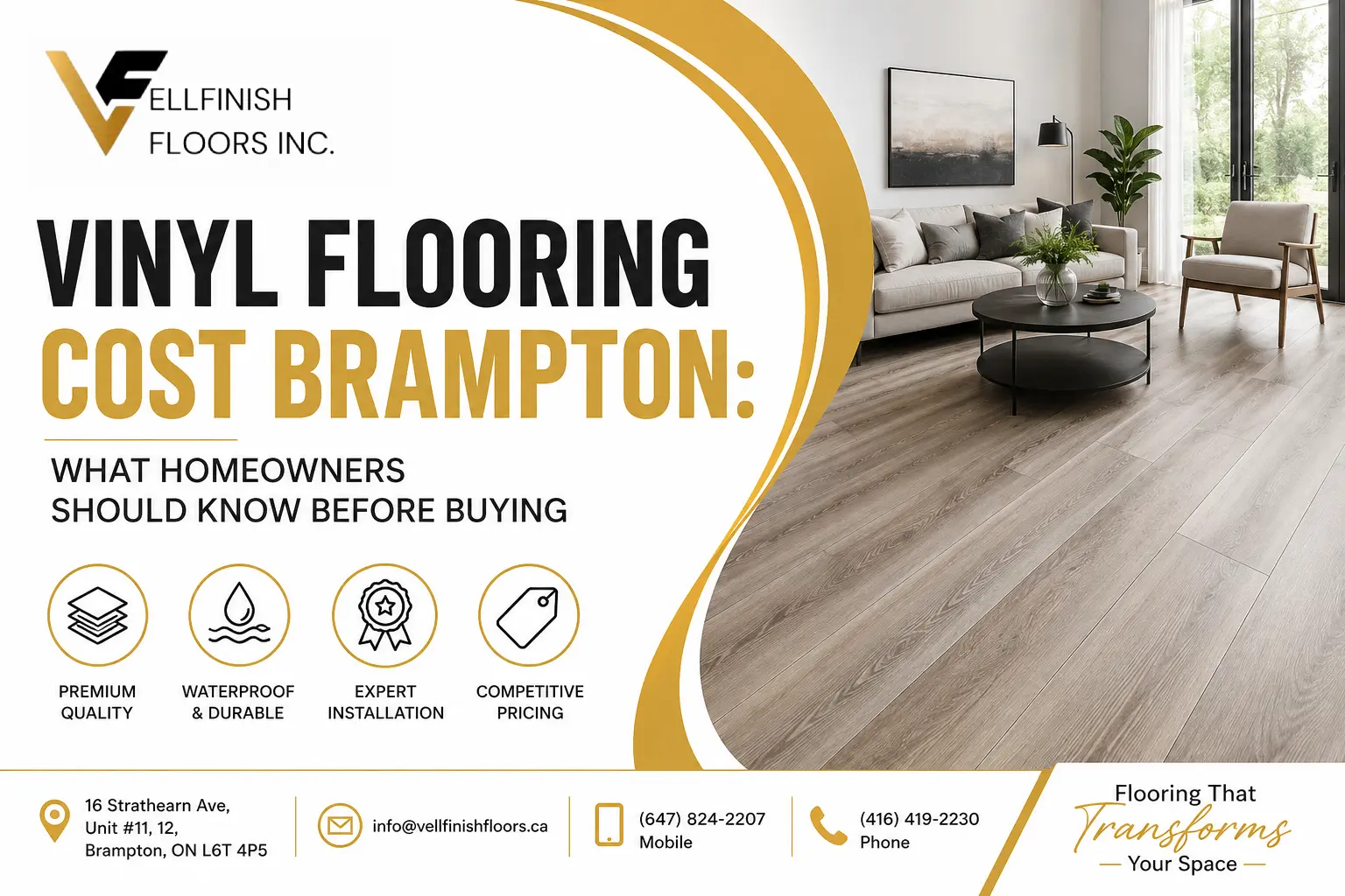 Vinyl Flooring Cost Brampton
