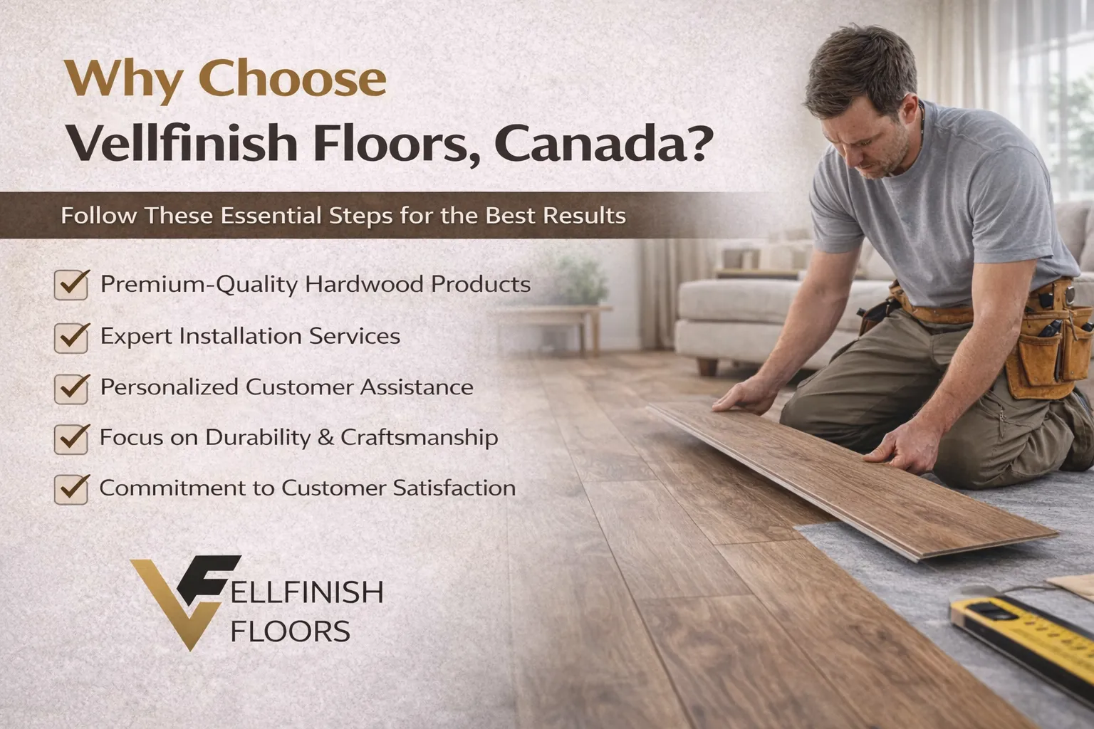 Why Choose Vellfinish Floors, Canada?