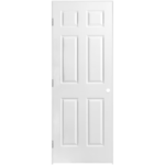 6-Panel Hollow Core Single Prehung Interior Door