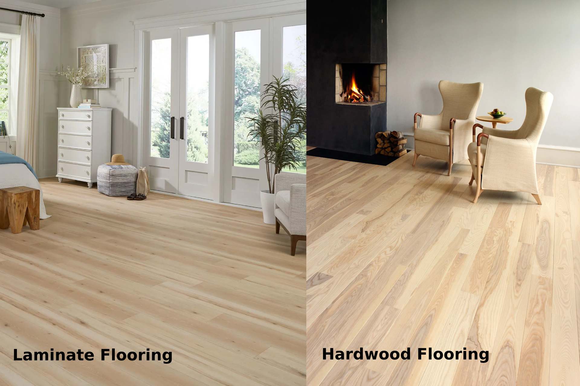 laminate and hardwood flooring
